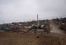 El asentamiento de Pachacutec, en el distrito de Ventanilla, Lima.
