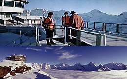 Escena de 'Al servicio secreto de su majestad', en la estación de Schilthorn.