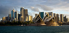 La Bah�a de Sydney y su �pera.